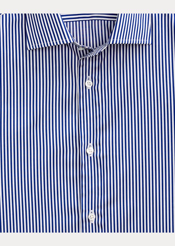 Koszule Ralph Lauren Bengal-Striped Twill Shirt Męskie Królewski Niebieski Niebieskie | AUBA7895