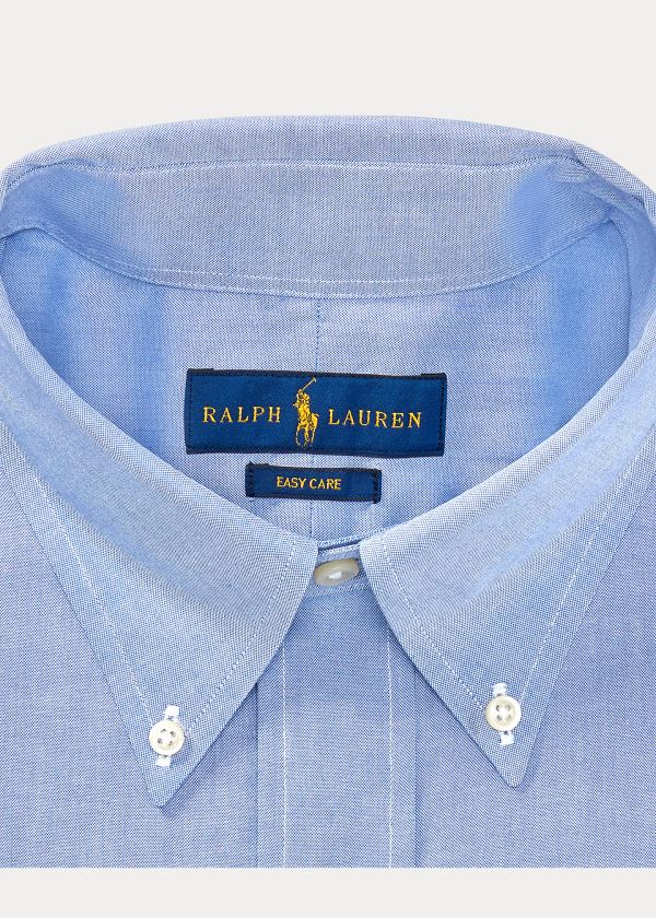 Koszule Ralph Lauren Classic Fit Easy-Care Shirt Męskie Niebieskie Białe | YNSF6188