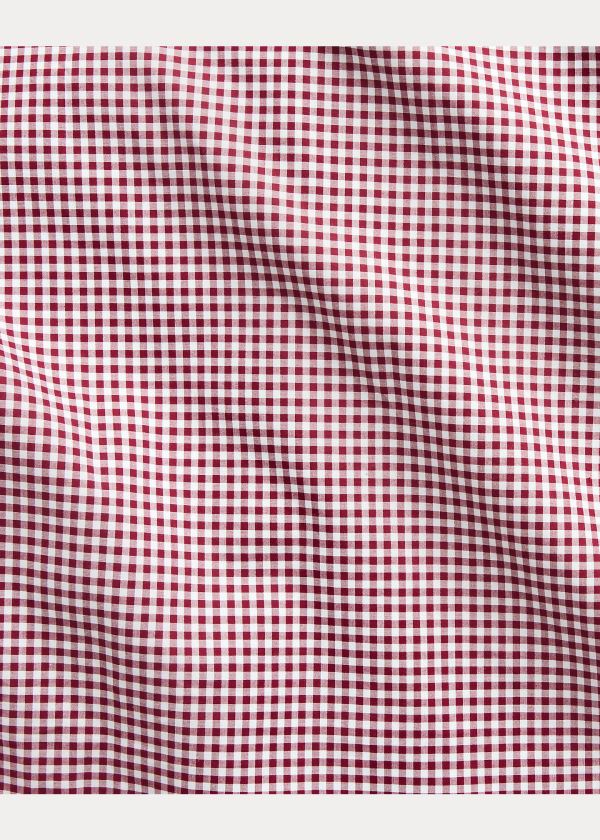 Koszule Ralph Lauren Classic Fit Gingham Shirt Męskie Bordowe Białe | FOIL2988