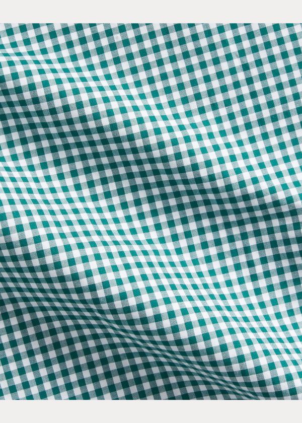 Koszule Ralph Lauren Classic Fit Gingham Shirt Męskie Zielone Białe | NOOL7510