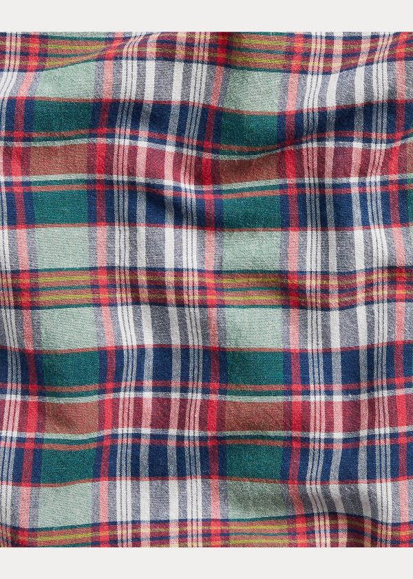 Koszule Ralph Lauren Classic Fit Madras Shirt Męskie Kolorowe | ZRKT9415