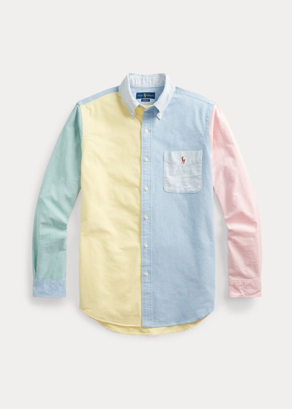 Koszule Ralph Lauren Classic Fit Oxford Fun Shirt Męskie Kolorowe | NADE3218