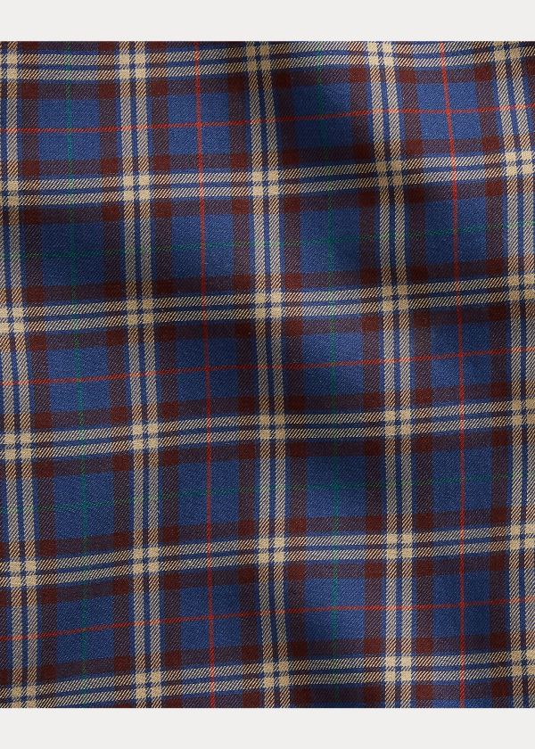 Koszule Ralph Lauren Classic Fit Plaid Twill Shirt Męskie Niebieskie Brązowe Kolorowe | JWBX5620