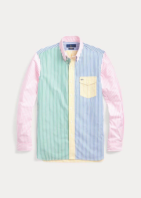 Koszule Ralph Lauren Classic Fit Poplin Fun Shirt Męskie Kolorowe | NCWE0254