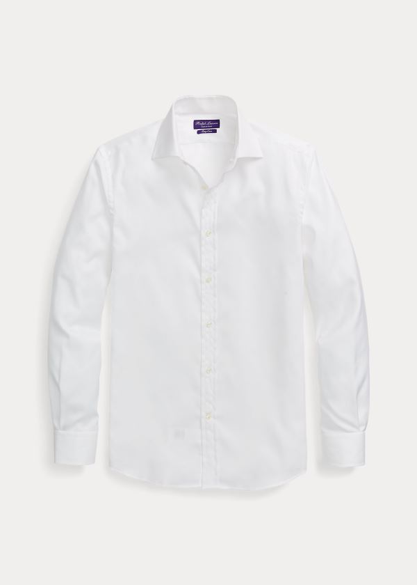 Koszule Ralph Lauren Cotton Oxford Dress Shirt Męskie Białe | KGGN5919