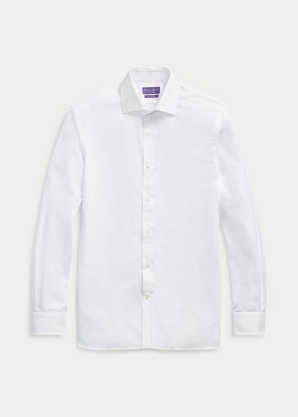 Koszule Ralph Lauren Poplin Shirt Męskie Białe | XBJH5747