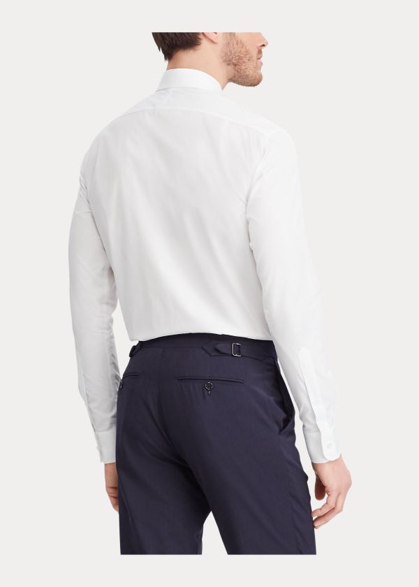 Koszule Ralph Lauren Poplin Shirt Męskie Białe | XBJH5747