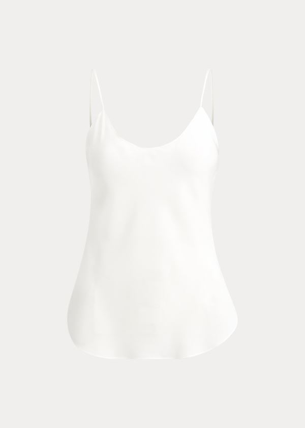 Koszule Ralph Lauren Silk Camisole Damskie Kremowe | IGOR9673