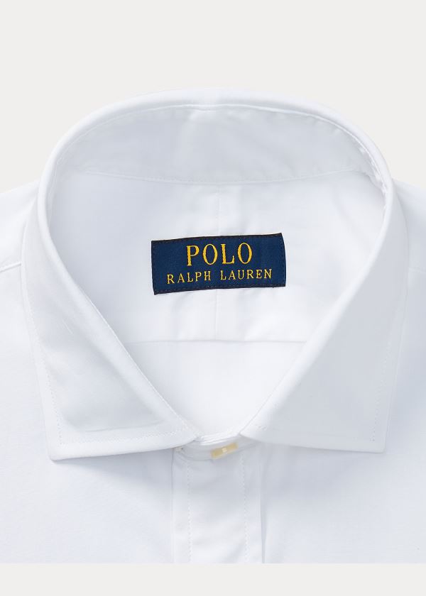 Koszule Ralph Lauren Standard Fit Cotton Shirt Męskie Białe | JRDN1921