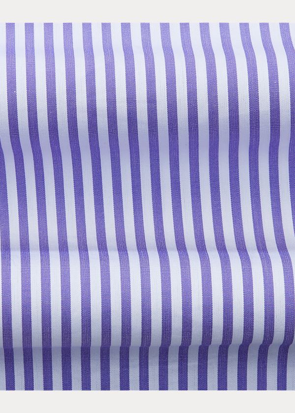 Koszule Ralph Lauren Striped Shirt Męskie Fioletowe Białe | WPSY4792