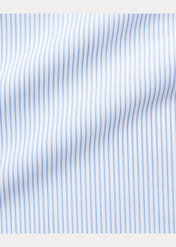 Koszule Ralph Lauren Textured-Stripe Shirt Męskie Niebieskie Białe | QEVX1427