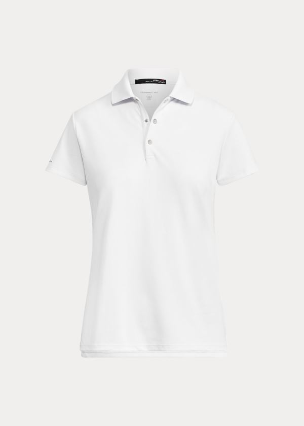 Koszulki Polo Ralph Lauren Classic Fit Golf Tour Polo Damskie Białe | NEYR7136