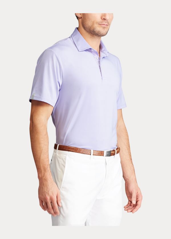 Koszulki Polo Ralph Lauren Classic Fit Performance Polo Męskie Głęboka Fioletowe | UTAX1483