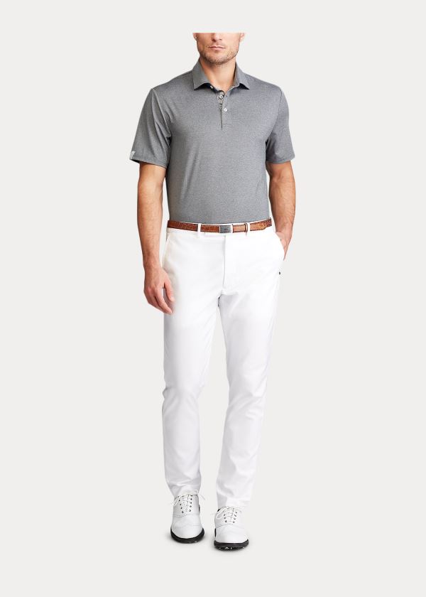 Koszulki Polo Ralph Lauren Classic Fit Performance Polo Męskie Szare | XUFU5843