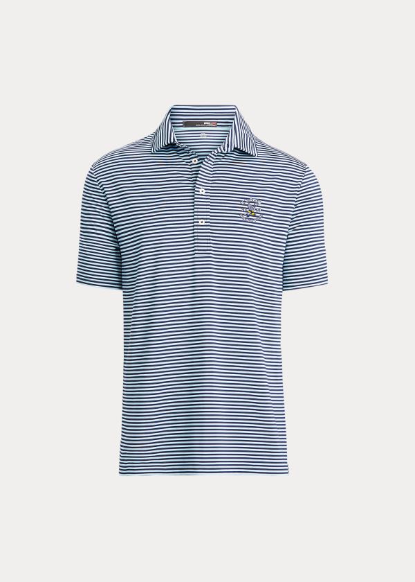 Koszulki Polo Ralph Lauren Classic Fit Performance Polo Męskie Granatowe Niebieskie | BESU3144