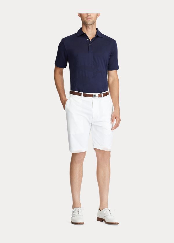 Koszulki Polo Ralph Lauren Classic Fit Performance Polo Męskie Granatowe | BSWB6693