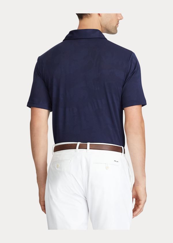 Koszulki Polo Ralph Lauren Classic Fit Performance Polo Męskie Granatowe | BSWB6693