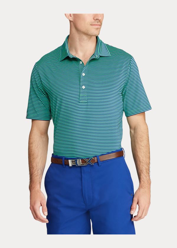 Koszulki Polo Ralph Lauren Classic Fit Performance Polo Męskie Zielone | HFZN1724