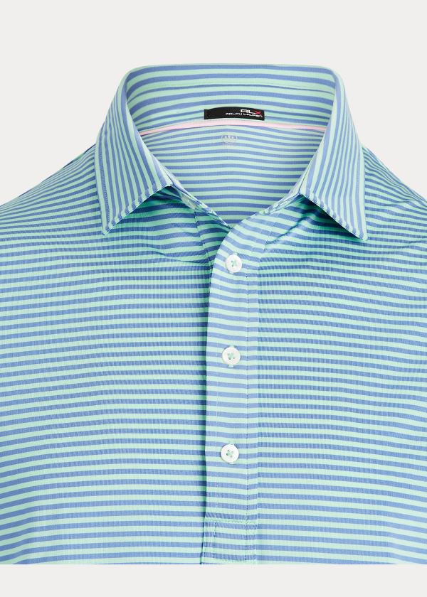 Koszulki Polo Ralph Lauren Classic Fit Performance Polo Męskie Zielone Niebieskie | JYZV9709