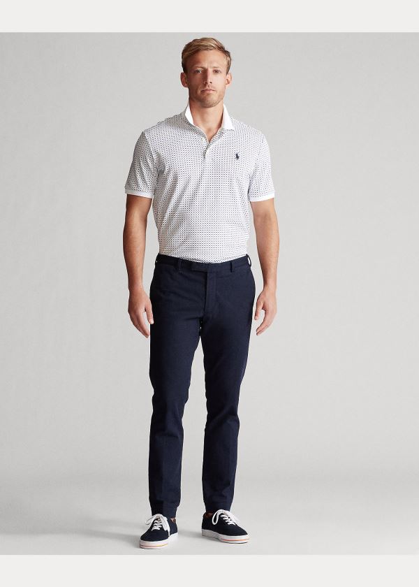 Koszulki Polo Ralph Lauren Classic Fit Soft Cotton Polo Męskie Białe Kolorowe | AJSJ8688