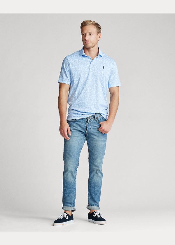 Koszulki Polo Ralph Lauren Classic Fit Soft Cotton Polo Męskie Głęboka Niebieskie | UOEI6840