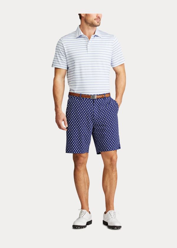 Koszulki Polo Ralph Lauren Classic Fit Tech Piqu? Polo Męskie Niebieskie Kolorowe | LAYP9339