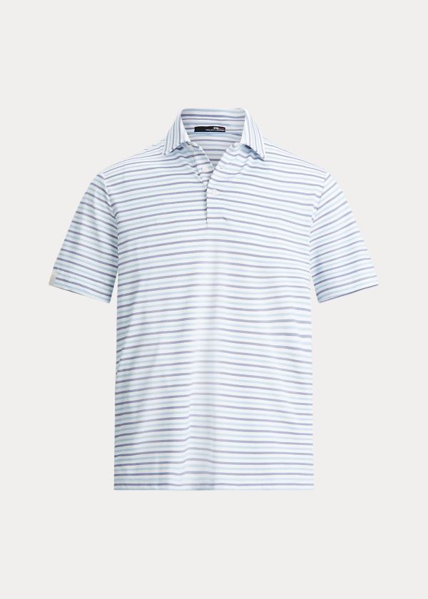 Koszulki Polo Ralph Lauren Classic Fit Tech Piqu? Polo Męskie Niebieskie Kolorowe | LAYP9339