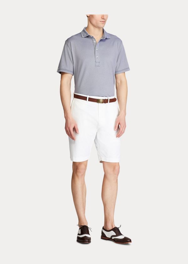 Koszulki Polo Ralph Lauren Classic Fit Tech Piqu? Polo Męskie Granatowe | NVWL8947