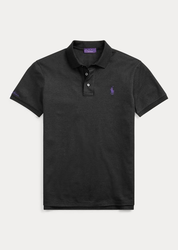 Koszulki Polo Ralph Lauren Custom Slim Fit Piqu? Polo Męskie Jasny Szare | VVLZ3192