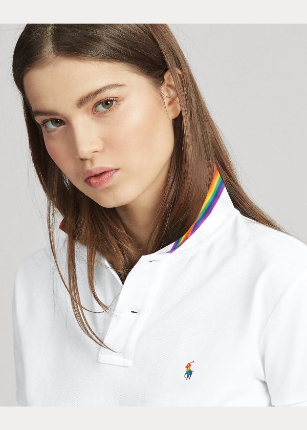 Koszulki Polo Ralph Lauren Pride Polo Shirt Męskie Białe | UYJD4064