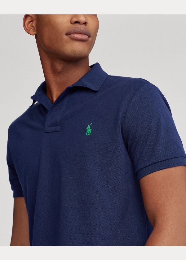 Koszulki Polo Ralph Lauren The Earth Polo Męskie Granatowe | MABZ8275