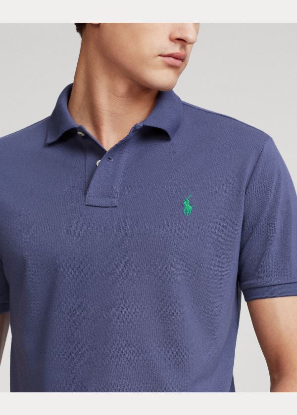 Koszulki Polo Ralph Lauren The Earth Polo Męskie Granatowe | ZYST2395