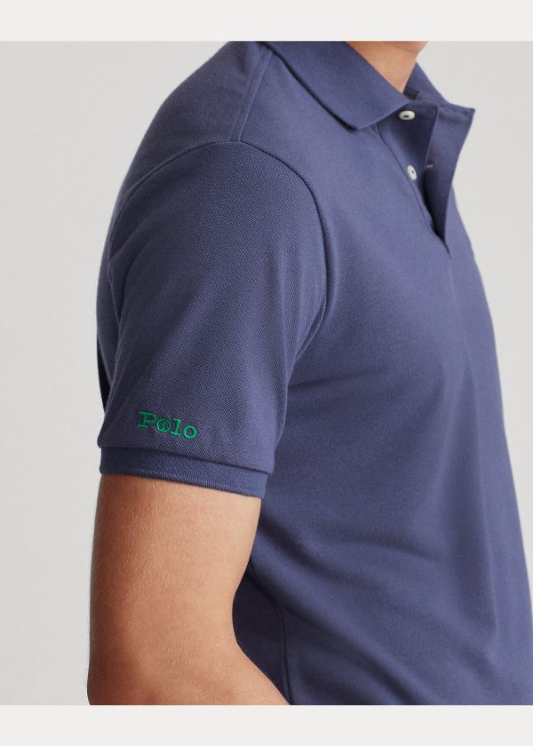 Koszulki Polo Ralph Lauren The Earth Polo Męskie Granatowe | ZYST2395