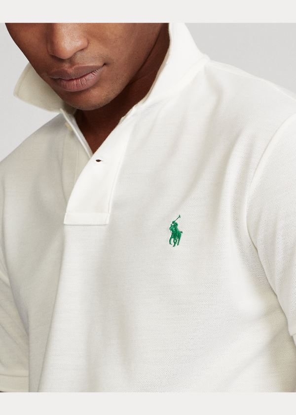 Koszulki Polo Ralph Lauren The Earth Polo Męskie Kremowe | SIKP7448