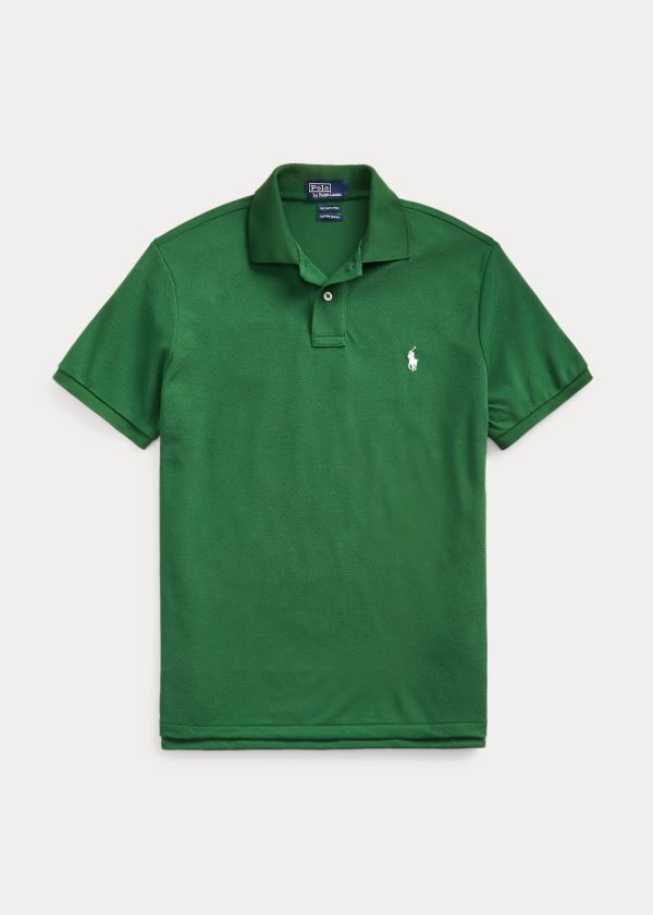 Koszulki Polo Ralph Lauren The Earth Polo Męskie Zielone | ULVX3881