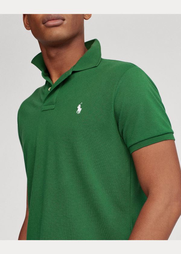 Koszulki Polo Ralph Lauren The Earth Polo Męskie Zielone | ULVX3881