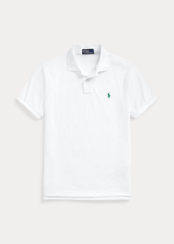 Koszulki Polo Ralph Lauren The Earth Polo Męskie Białe | DDSD2907