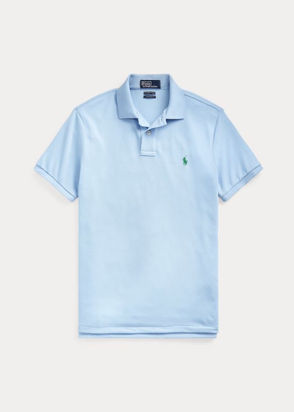 Koszulki Polo Ralph Lauren The Earth Polo Męskie Niebieskie | VTAY5306