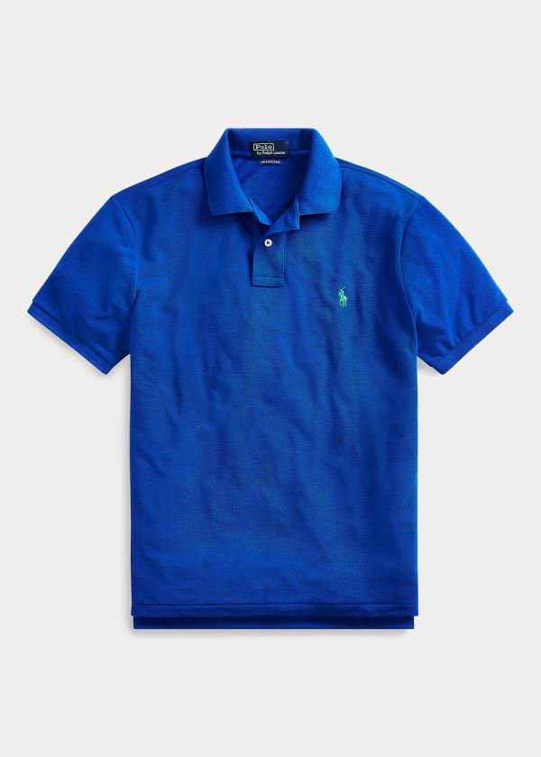 Koszulki Polo Ralph Lauren The Earth Polo Męskie Niebieskie | EXID4596