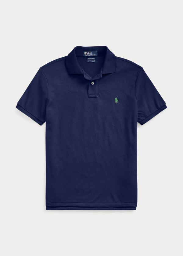 Koszulki Polo Ralph Lauren The Earth Polo Męskie Granatowe | SPYL5836