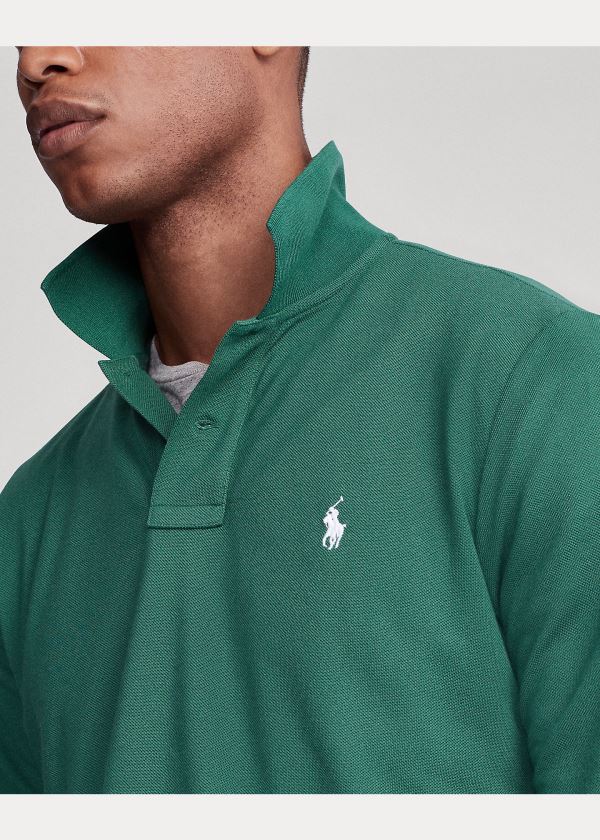 Koszulki Polo Ralph Lauren The Earth Polo Męskie Zielone | VPLC8793