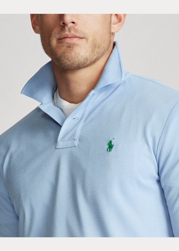 Koszulki Polo Ralph Lauren The Earth Polo Męskie Niebieskie | AFTX6431