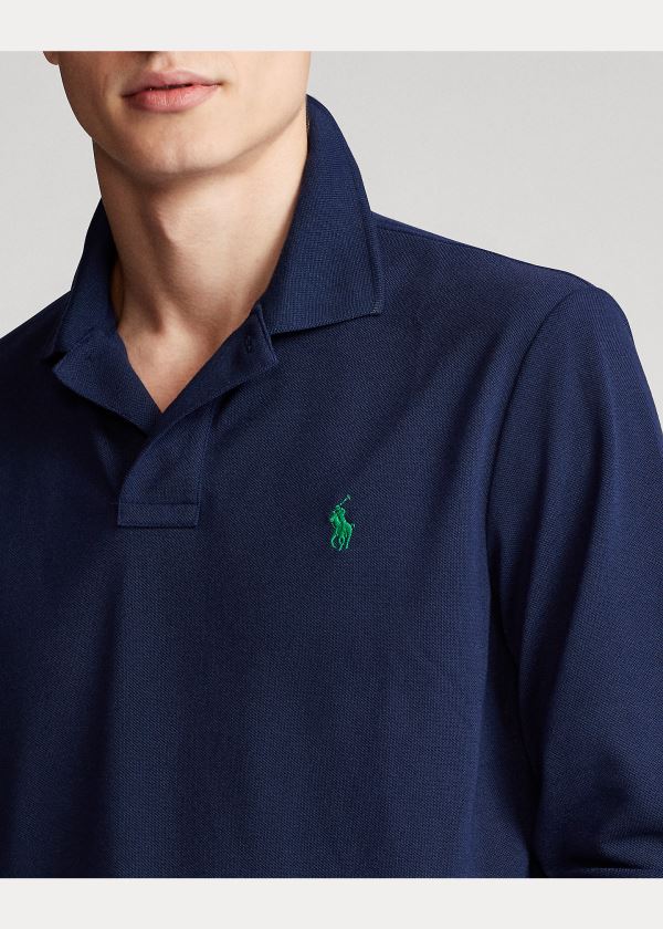 Koszulki Polo Ralph Lauren The Earth Polo Męskie Granatowe | MJDO7875