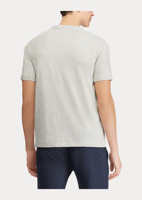 Koszulki Ralph Lauren Classic Fit Pocket T-Shirt Męskie Szare | LMQI4050