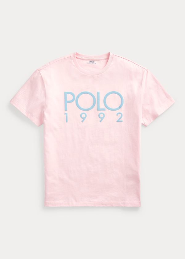 Koszulki Ralph Lauren Classic Fit Polo 1992 T-Shirt Męskie Różowe | YIIO8769