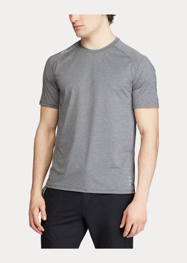 Koszulki Ralph Lauren Performance Jersey T-Shirt Męskie Szare | XEQM4936