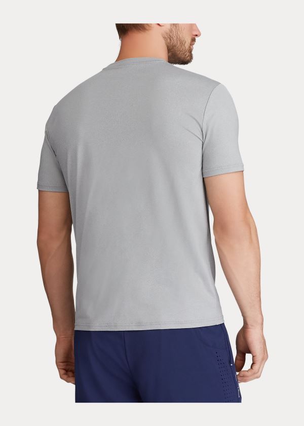 Koszulki Ralph Lauren Performance Jersey T-Shirt Męskie Szare | VNIP8556