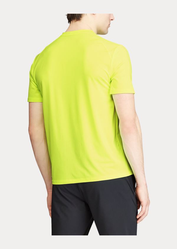 Koszulki Ralph Lauren Performance Jersey T-Shirt Męskie Zielone | TWYH0643