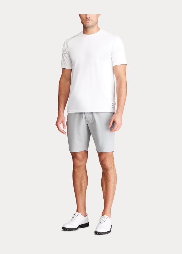 Koszulki Ralph Lauren Performance Jersey T-Shirt Męskie Białe | OJNY2839