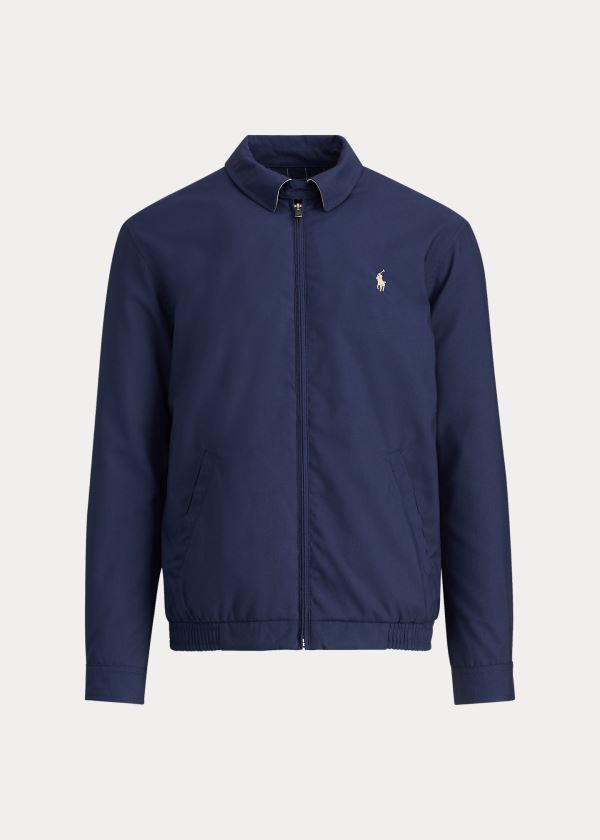 Kurtki Ralph Lauren Bi-Swing Windbreaker Męskie Granatowe | WYPH2762